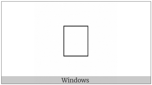 Control Character on various operating systems