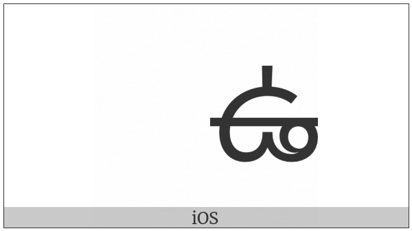 Telugu Letter U on various operating systems