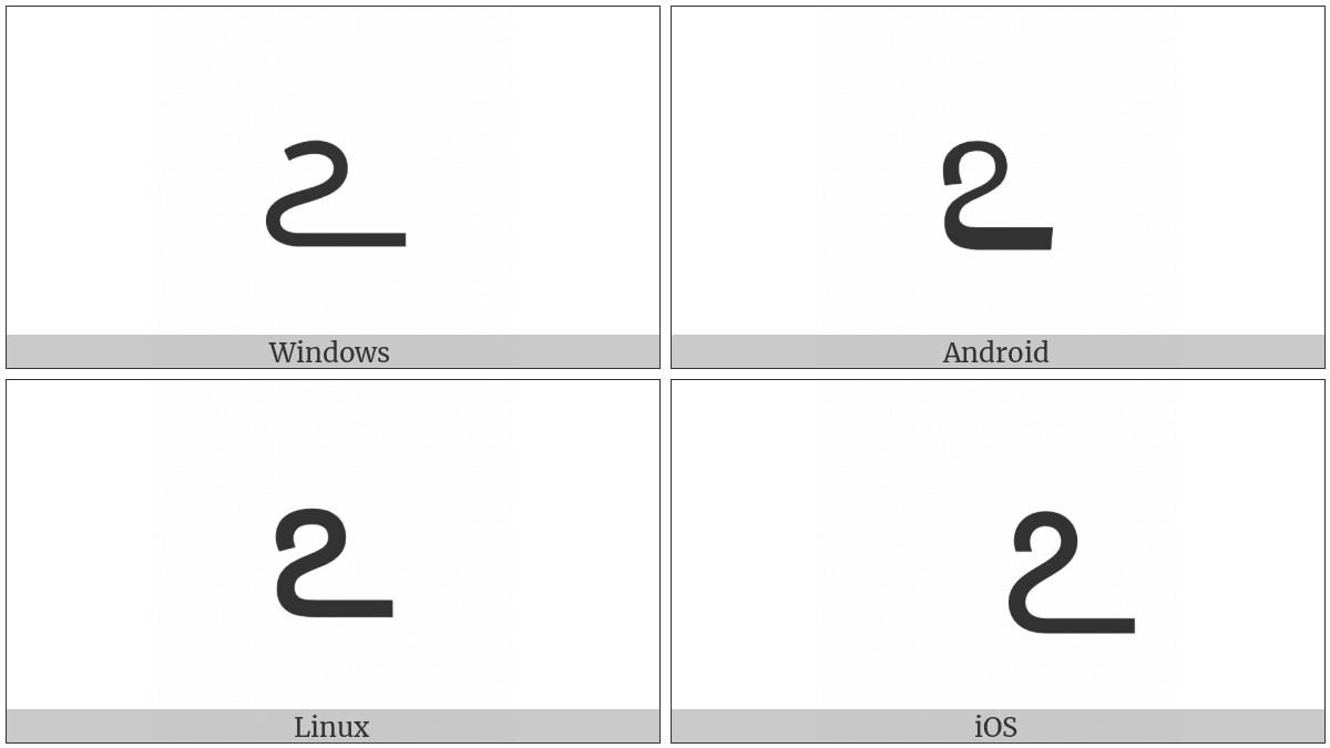 Telugu Sign Avagraha on various operating systems