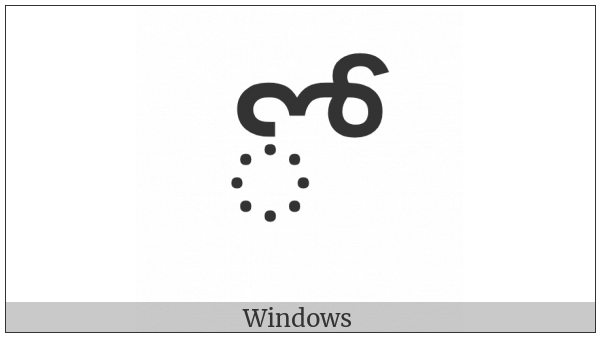 Telugu Vowel Sign Oo on various operating systems