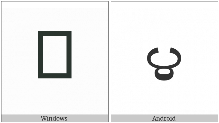 Telugu Digit Four on various operating systems