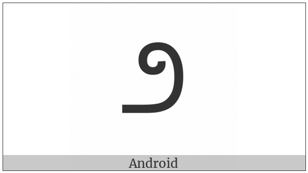 Kannada Digit Two on various operating systems