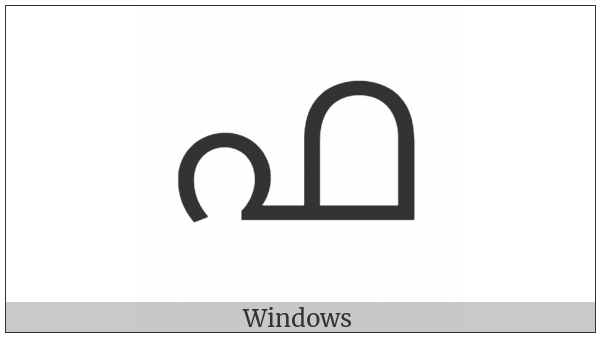 Malayalam Letter Pha on various operating systems