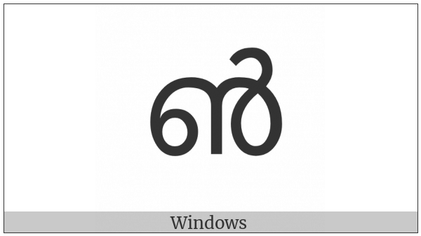 Malayalam Fraction Three Quarters on various operating systems