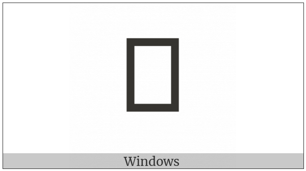 Sinhala Letter Uyanna on various operating systems