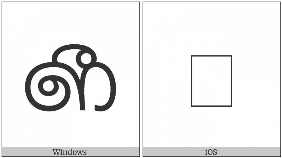 Sinhala Lith Digit Nine on various operating systems