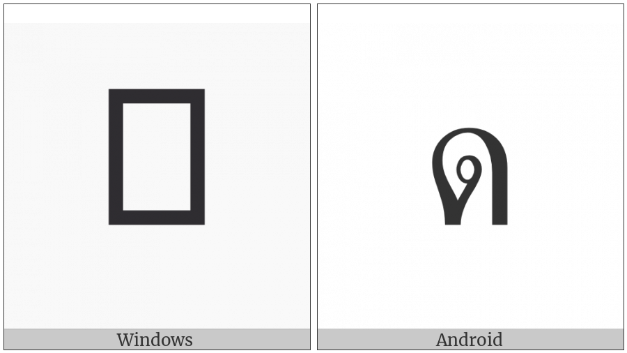 Thai Character Do Dek on various operating systems