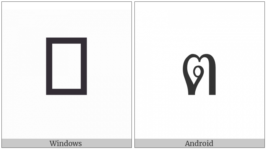 Thai Character To Tao on various operating systems