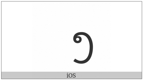 Lao Letter Ngo on various operating systems