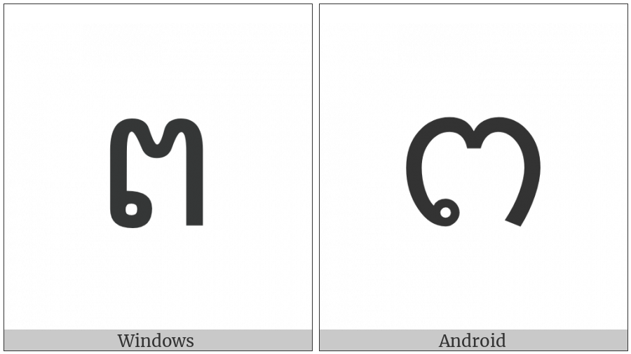 Lao Letter To on various operating systems