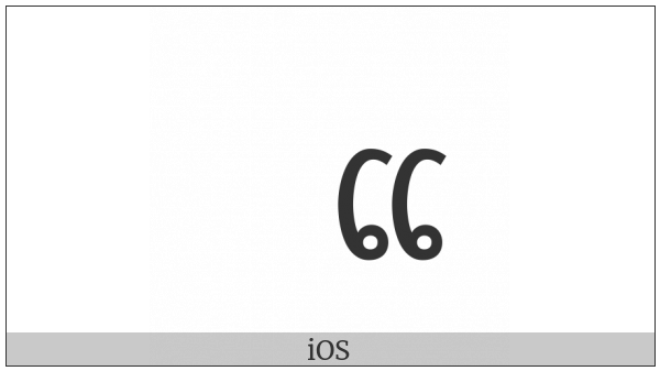 Lao Vowel Sign Ei on various operating systems