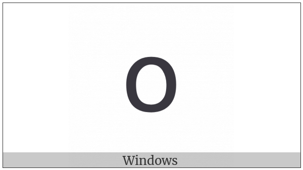 Lao Digit Zero on various operating systems