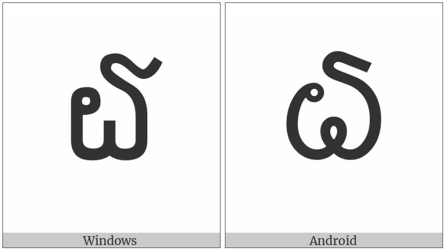 Lao Digit Six on various operating systems