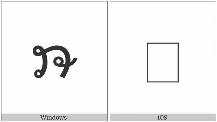Lao Letter Khmu Go on various operating systems