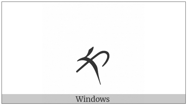 Tibetan Digit Half Eight on various operating systems