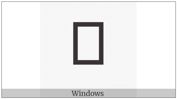 Tibetan Letter Ta on various operating systems