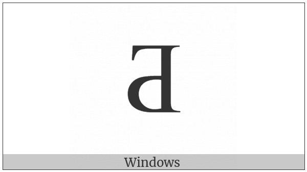 Latin Capital Letter D With Topbar on various operating systems