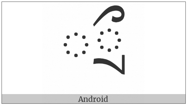 Tibetan Vowel Sign Vocalic R on various operating systems