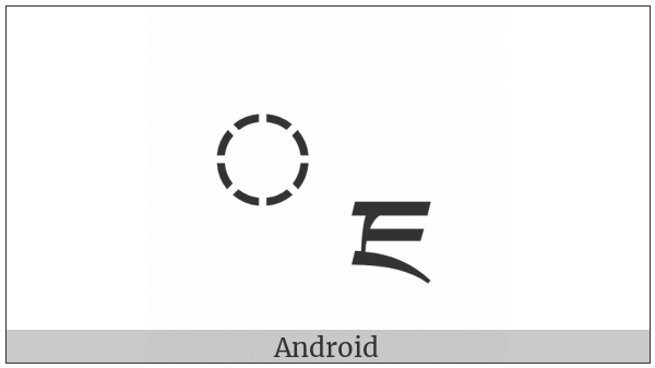 Tibetan Subjoined Letter Ja on various operating systems