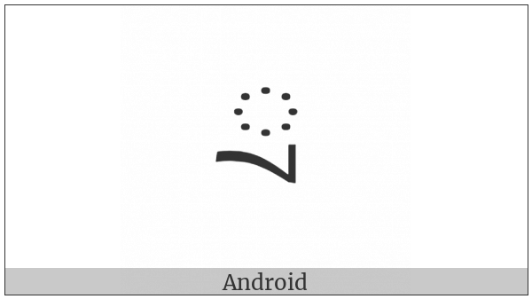 Tibetan Subjoined Letter Ra on various operating systems