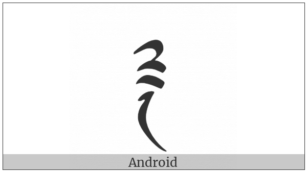 Tibetan Mark Mnyam Yig Gi Mgo Rgyan on various operating systems