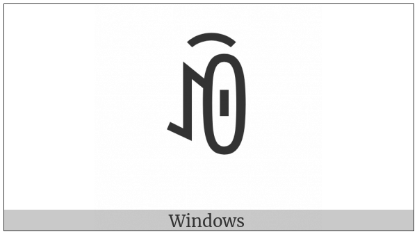 Yi Syllable Ox on various operating systems