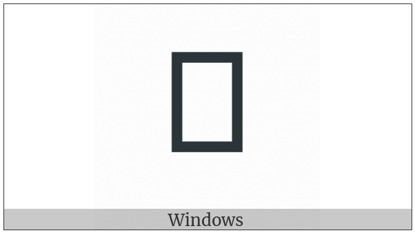 Yi Syllable Biet on various operating systems
