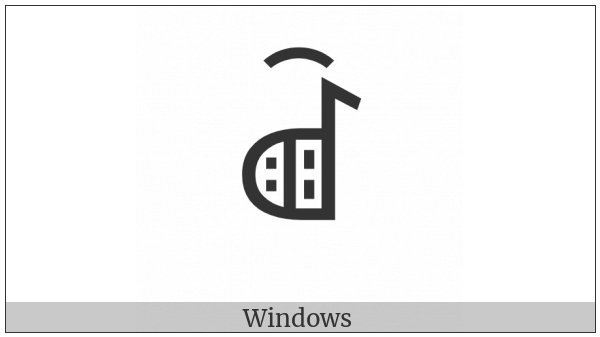 Yi Syllable Byrx on various operating systems