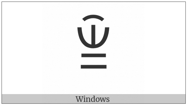 Yi Syllable Pox on various operating systems