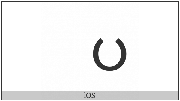 Myanmar Letter Pa on various operating systems