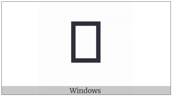 Yi Syllable Dop on various operating systems