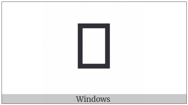 Yi Syllable Tox on various operating systems