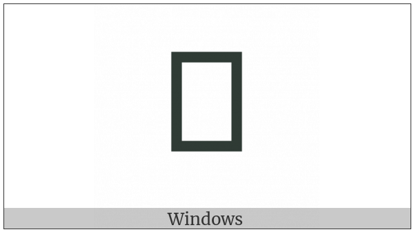 Yi Syllable Tut on various operating systems