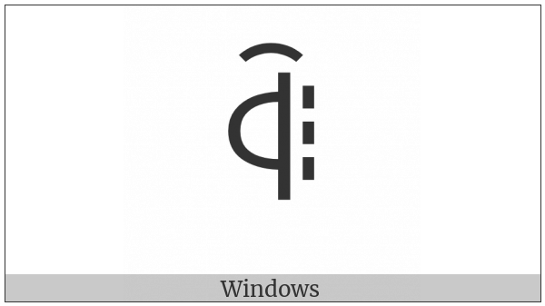 Yi Syllable Hlax on various operating systems