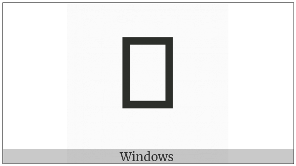 Yi Syllable Lit on various operating systems