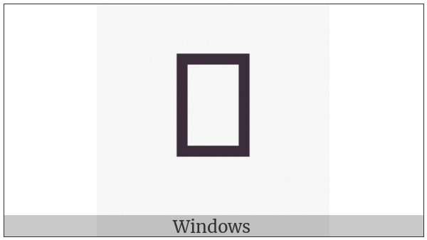 Yi Syllable Lap on various operating systems