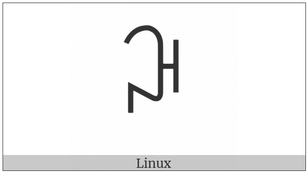 Yi Syllable Git on various operating systems