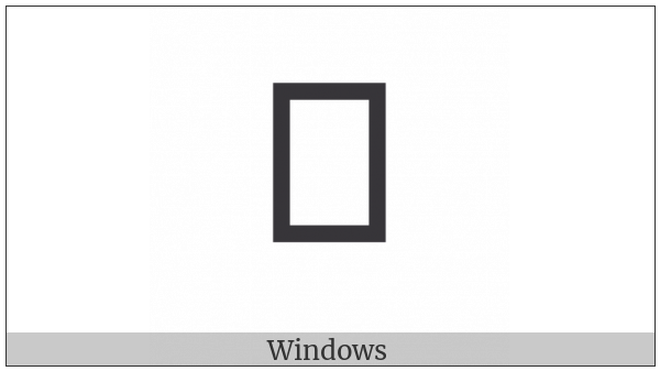 Myanmar Consonant Sign Medial Wa on various operating systems