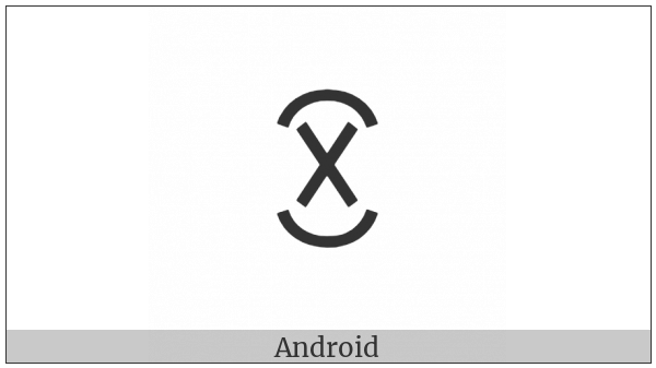 Yi Syllable Nguot on various operating systems