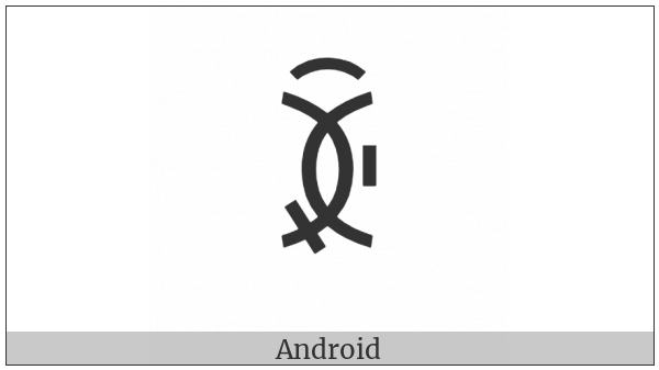 Yi Syllable Wuox on various operating systems