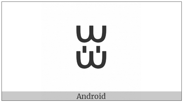 Yi Syllable Cep on various operating systems