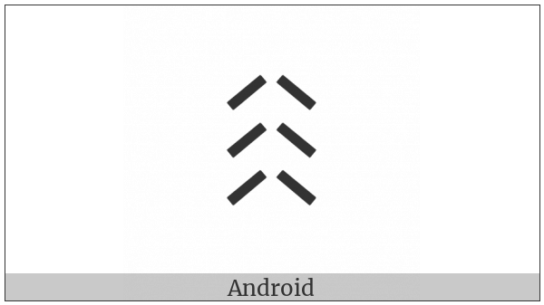 Yi Syllable Zzyt on various operating systems