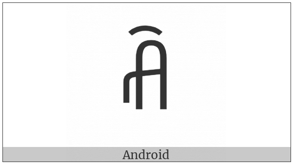 Yi Syllable Zzyrx on various operating systems