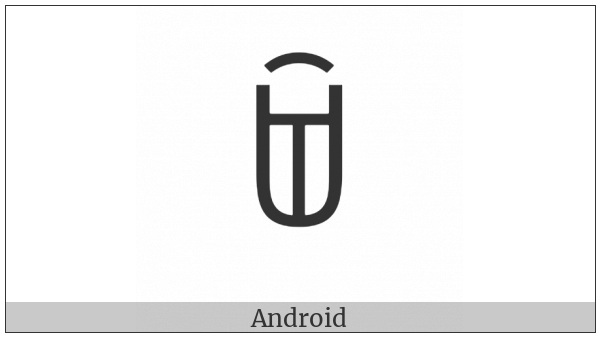 Yi Syllable Nzurx on various operating systems