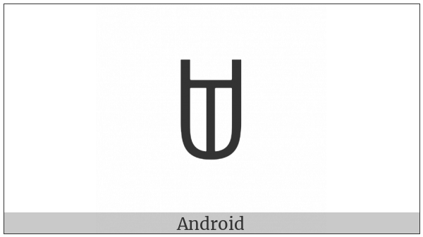 Yi Syllable Nzur on various operating systems