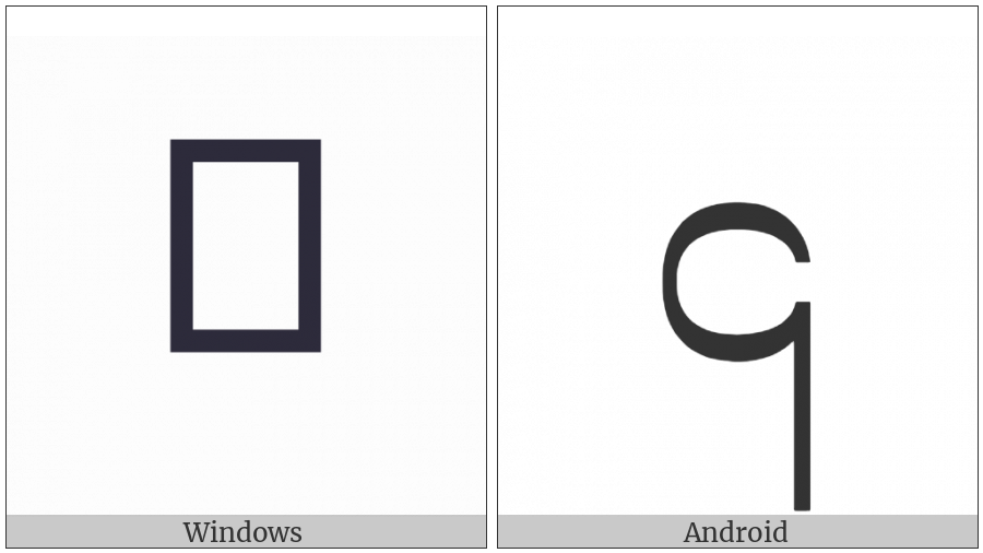 Myanmar Symbol Aforementioned on various operating systems