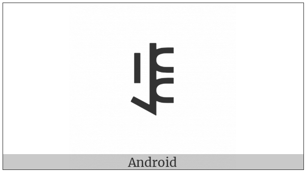 Yi Syllable Sat on various operating systems