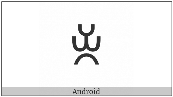 Yi Syllable Sut on various operating systems