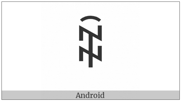 Yi Syllable Chox on various operating systems