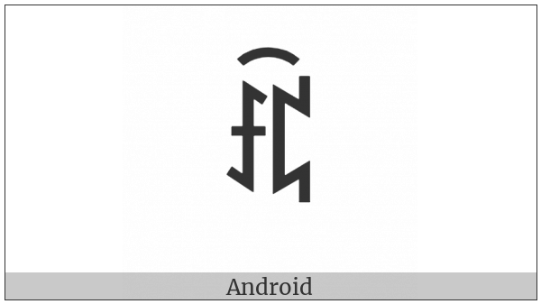 Yi Syllable Churx on various operating systems
